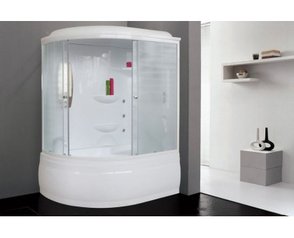 Душевая кабина Royal Bath RB 170ALP-C 170х100 см, с матовыми стеклами, правосторонняя