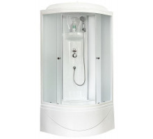 Душевая кабина Royal Bath RB 90BK4-MM 90х90 см, с матовыми стеклами