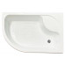 Душевой уголок Royal Bath RB 8120BK-C 120х80 см, с матовыми стеклами, правосторонний